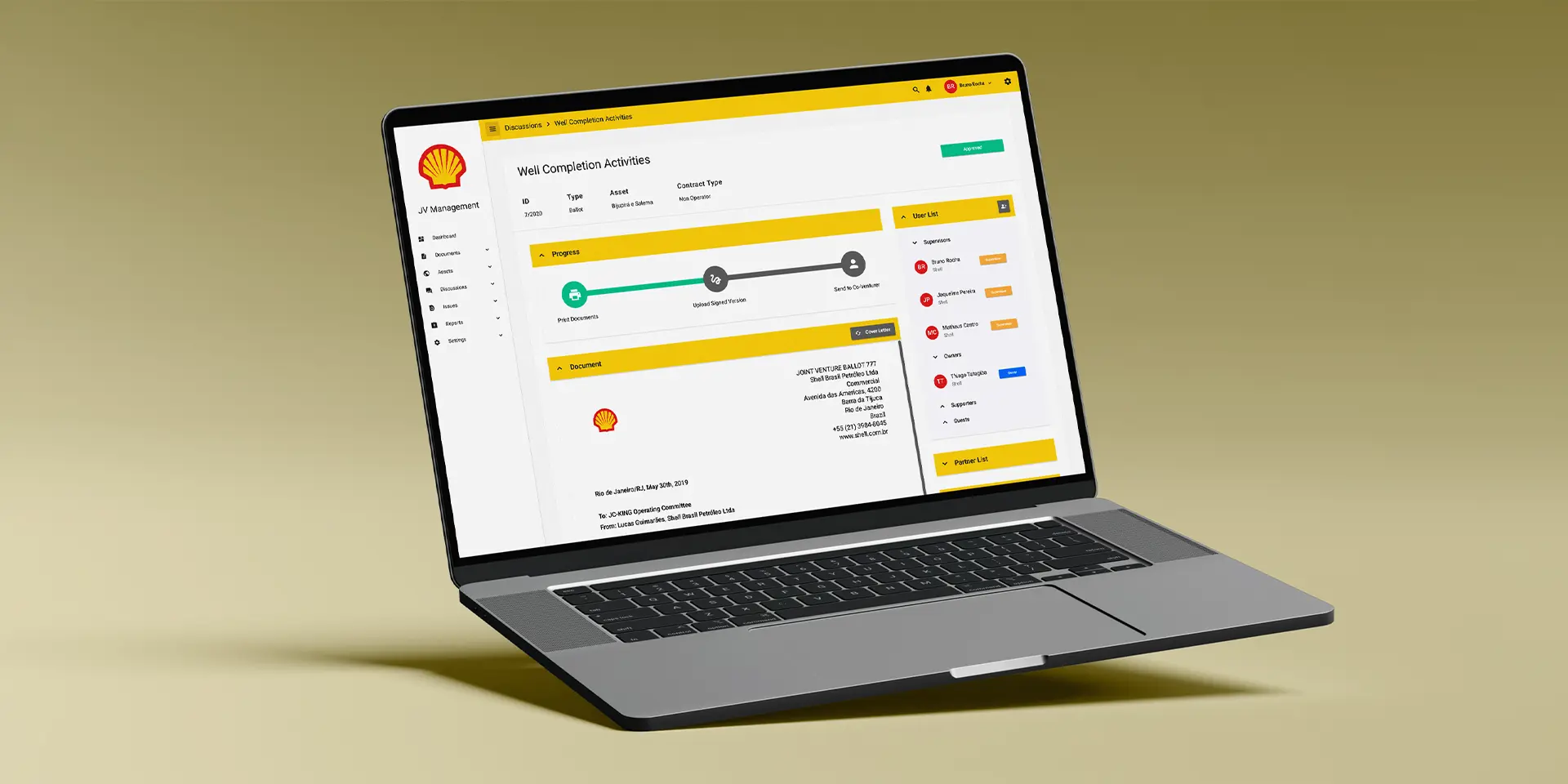 Shell JV Management